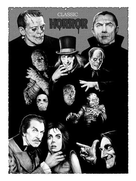 Classic Horror Horror Icons Horror Comics Horror Films Turner