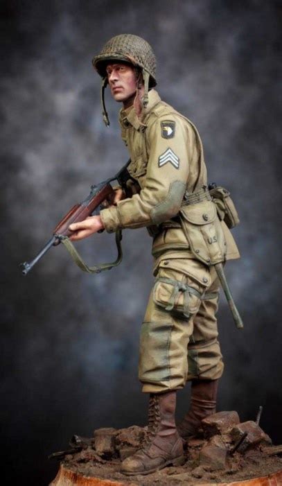 Scale Ww Us Airborne Division Paratroopers Search Advance Miniatures Wwii Resin Model
