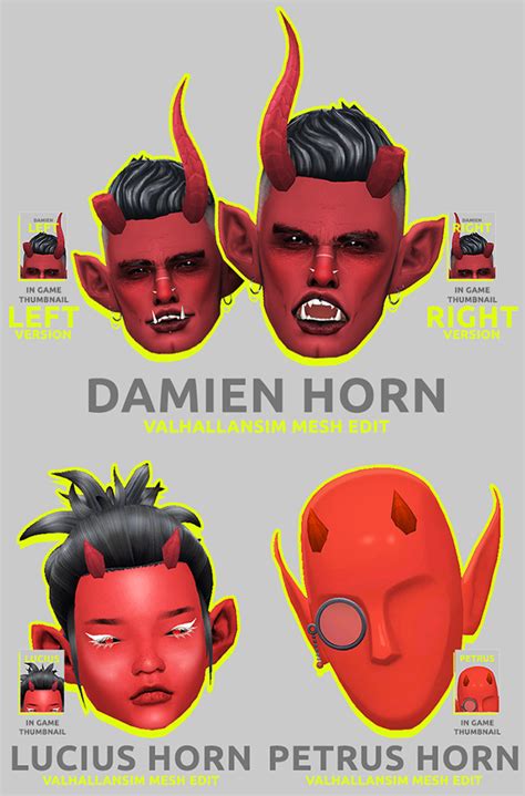 Sims 4 Demon Cc And Mods Horns Tails Eyes And More Fandomspot