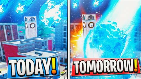 New Meteor Date Confirmed Destroying Tilted Towers In Fortnite