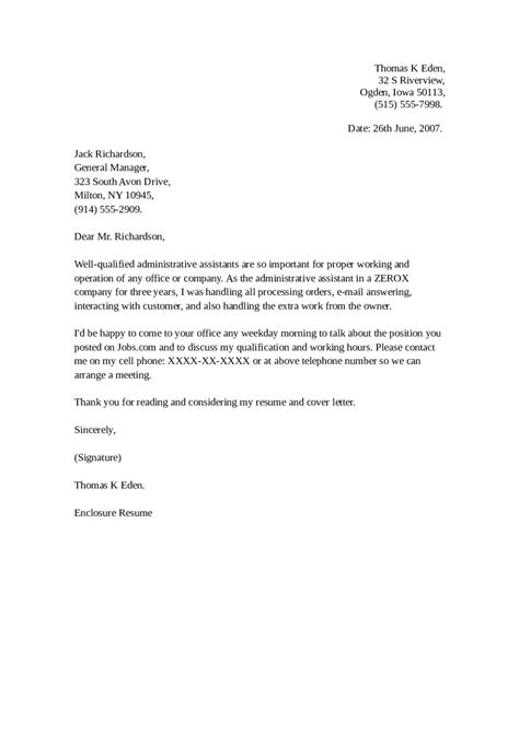 2021 Office Assistant Cover Letter - Fillable, Printable ...