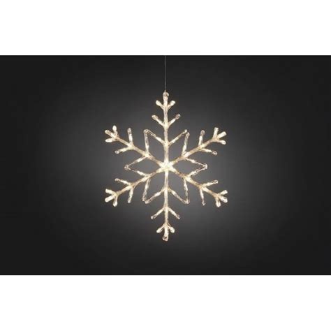 Konstsmide Twinkling Snowflake Light With 60 Warm White Leds