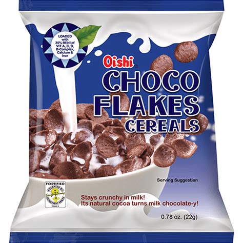 Oishi Choco Flakes Cereals 22g Oats And Cereals Walter Mart