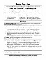 Pictures of Home Improvement Resume Examples