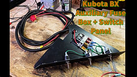 Kubota Bx Auxiliary Fuse Box Switch Panel Install Original Tractor