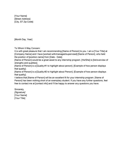 sample letter of recommendation template in letter of hot sex picture