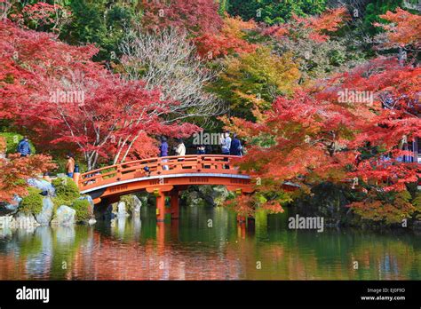 Pont Daigo Ji Japon Asie Kansai Kyoto Japonais Paysage Temple