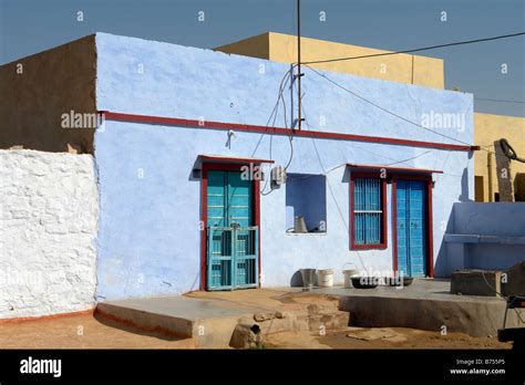 Typical Rajasthan Village House Stock Photo Alamy