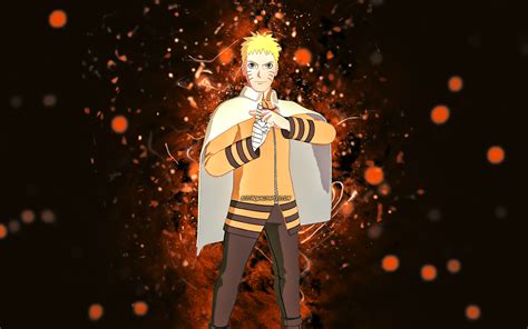 Descargar Fondos De Pantalla Séptimo Hokage Naruto Uzumaki 4k Luces