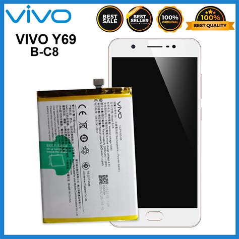 Original Vivo Y69 1714 Battery Model B C8 3000mAh ADVANSITY Lazada PH