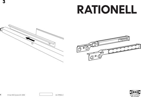 Ikea Rationell Drawer Damper 2pk Assembly Instruction