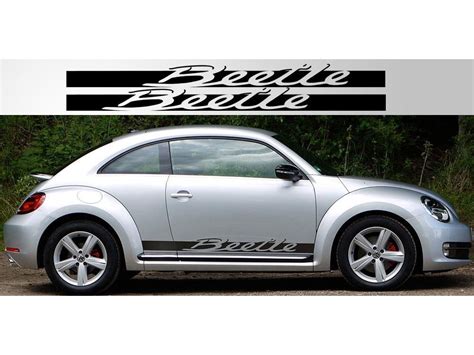 Decal To Fit Volkswagen Beetle Script Side Decals Vwg0116 For Vw