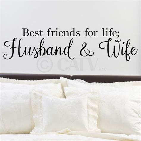 Best Friends For Life Husband And Wife Wall By VinylLettering Wedding