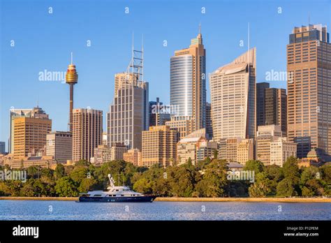 Sydney Skyline New South Wales Australia Stock Photo Alamy