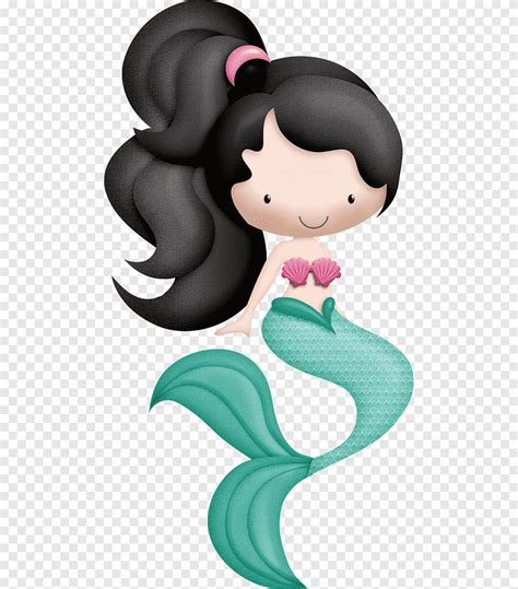 Sirena Ilustración De Personaje De Dibujos Animados Sirena Ariel