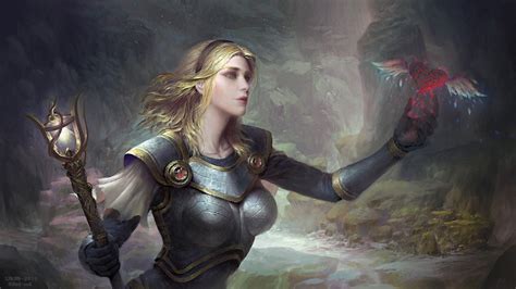 Warrior Lux League Of Legends Fantasy Art Wallpapers