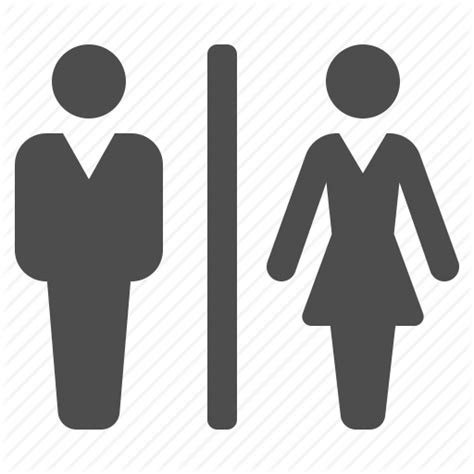 Wc Toilet Man And Woman Icon 14029 Free Icons And Png Backgrounds