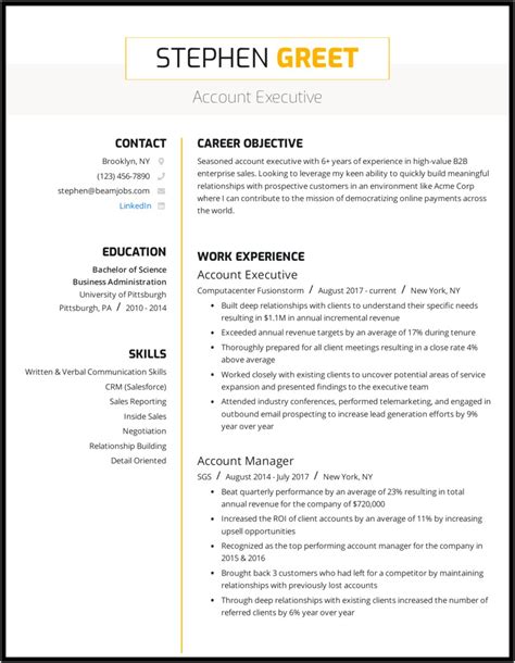 Amazing Professional Resume Template Silicon Valley Resume Example