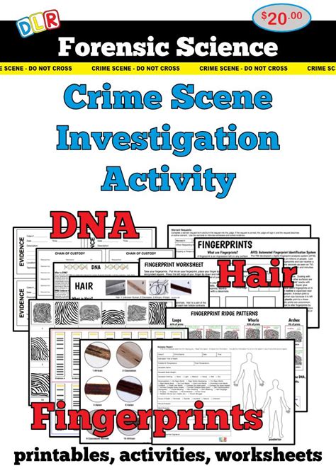 This series of worksheets look at very relevant technologies and the science behind them that focus on solving crimes or understanding basic living. Pin on Forensic Science