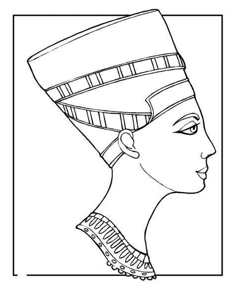 Pharaoh Coloring Page Coloring Home