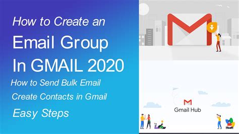 How To Create A Group Email In Gmail 2020 How To Add Contacts In