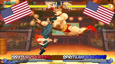 Street Fighter Alpha 2 199xsurvivorpro Usa Vs Spriteandbananas Usa