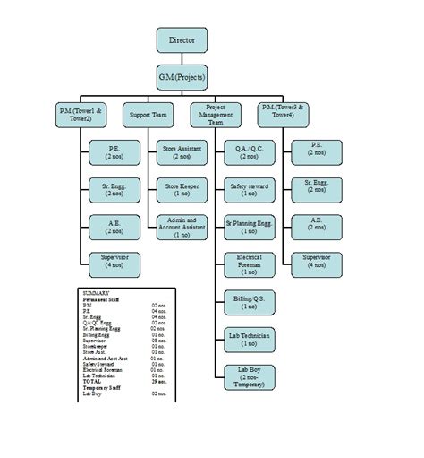 Project Organogram Proposed