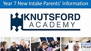 Knutsford Academy - Year 7 New intake Parents Information - YouTube