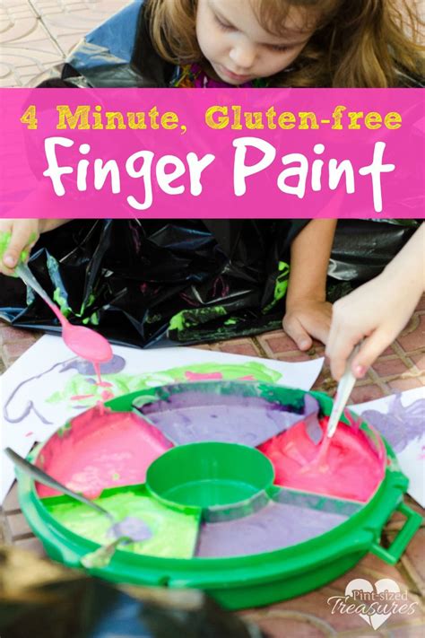 This Gluten Free Finger Paint Is Safe For All Kids Who Suffer With
