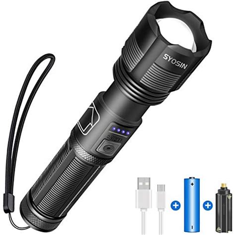 Top 10 Lumens Led Flashlight Usb Rechargeable 18650 Battery Included