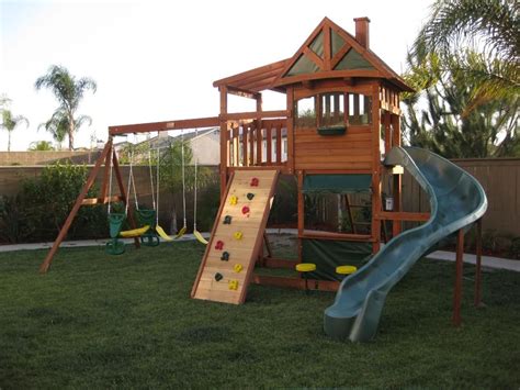 Designed for the home diy enthusiasts, small and portable, strong power, not suitable for mass production or commercial use. Backyard Swing. Traditional Kids Playset 5 Backyard ...
