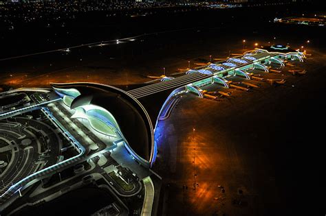International Airport Main Terminal Ashgabat Turkmenistan