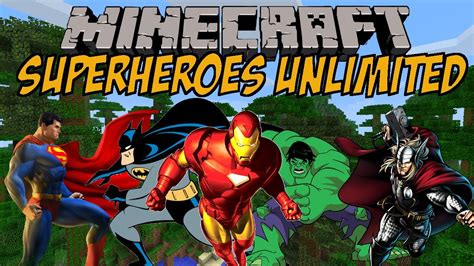Superhelden In Minecraft Superheroes Unlimited Mod Minecraft Mod