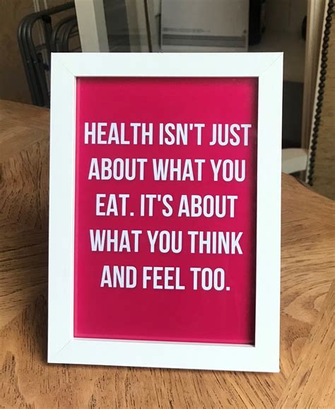 Health Isnt Just About What You Eat Its About What Etsy