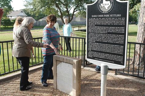 Deer Park’s early settlers now have a Texas Historical marker