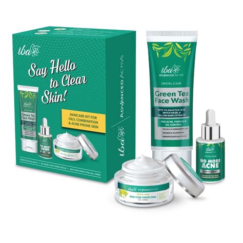 Iba Say Hello To Clear Skin Kit For Oily Combination And Acne Prone Skin