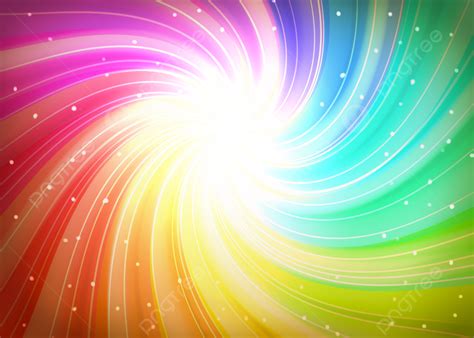 Rainbow Abstract Lights Background
