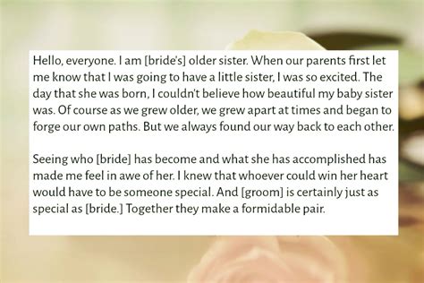 poem to my big sister on her wedding day