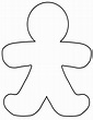 Gingerbread Man Template Printable | Teaching | Pinterest