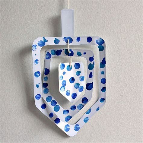 Easy Dreidel Craft For Preschool And Toddlers With Printable Template