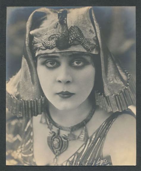 1917 Theda Bara Cleopatra Double Weight Silver Gelatin Studio Photo