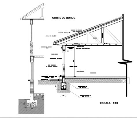 Wall Section And Roof Section Plan Dwg File Louis Kahn Stair Detail