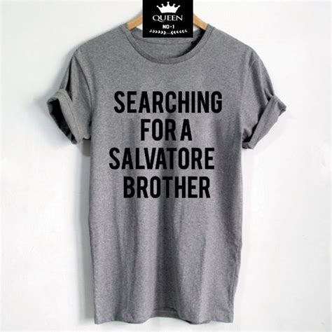 Vampire Diaries Damon Salvatore Shirt Searching For A Salvatore Brother