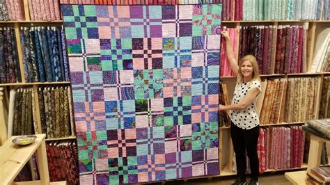 Donnas Free Twist And Shout Disappearing Four Patch Quilt Pattern