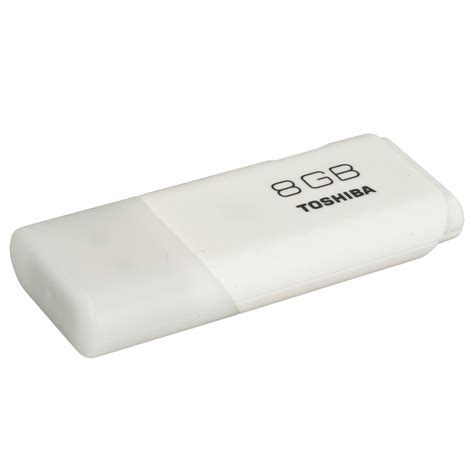Toshiba Pendrive 8gb With Cap Usb 20 Flash Drive White Rapid Pcs