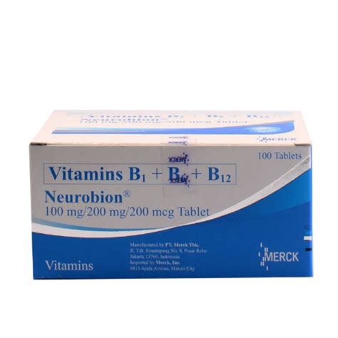 Buy Neurobion Vitamin B Complex 100mg 200mg 200mcg Sugar Coated