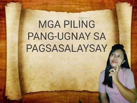 Pang Ugnay Sa Pagsasalaysay Pangbloge
