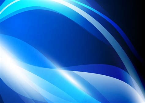 Vector Abstract Blue Waves Background Graphic Free Vector Eps10