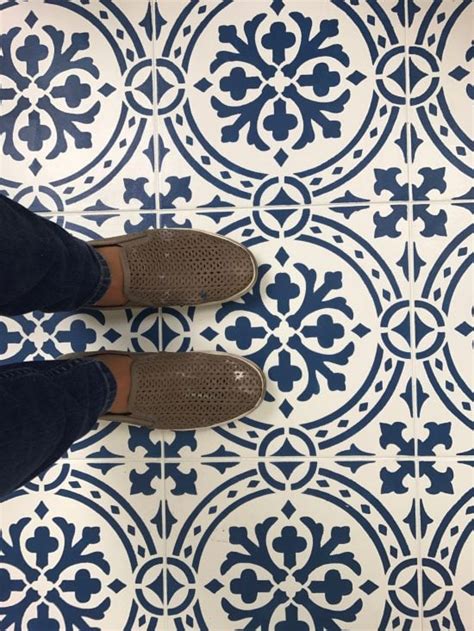 Everything You Need To Know To Paint A Floor With A Tile Stencil