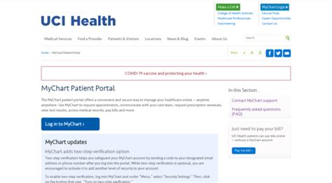Mychart Patient Portal Uci My
